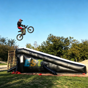Airbag de sport gonflable pour vélo cascadeur gonflable géant Airbag pour rampe d'atterrissage Airbag de saut BMX FMX - Product Image 1