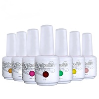 Vernis à ongles gel UV tendance 440 couleurs, vente chaude, OEM/ODM, échantillon disponible, 15ml, sans HEMA ni TPO, écologique, végétalien, à base d'eau, DIY