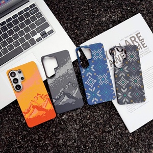 เคสโทรศัพท์มือถือลายคาร์บอนไฟเบอร์แบบแม่เหล็กสำหรับ Samsung S26 S25 Ultra รองรับการชาร์จไร้สาย ป้องกันการกระแทก - Product Image 2
