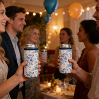 Funda Aislante Impermeable de Neopreno para Latas de Cerveza y Bebidas - Regalo para Eventos y Bodas con Impresión Personalizada OEM para Uso en Exteriores