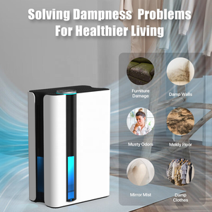 HASHONE-<span class=keywords><strong>Déshumidificateur</strong></span> à semi-conducteur électrique Tuya à écran tactile, lumière LED, <span class=keywords><strong>déshumidificateur</strong></span> de bureau électrique intelligent pour chambre à coucher - Product Image 3