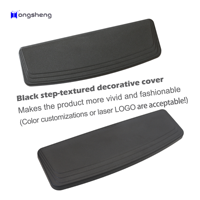 Baignoire SPA extérieure Hongsheng 2025, nouvelle conception française à faible consommation d'énergie, cascade, couvercle en plastique noir 280 mm, éclairage LED