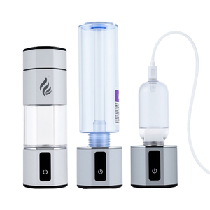 New 2026 <b>FLASK</b> <b>Electric</b> Plastic Hydrogen <b>Water</b> Bottle 5000PPB SPE PEM Vortex Electrolysis BPA Free for Travel Home Gym Use - Product Image 1