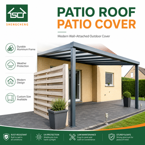 <span class=keywords><strong>Pergole</strong></span> di Lusso Impermeabili da Parete con Robusto Telaio in Alluminio e Tetto in Vetro VSG da 8mm - Product Image 2