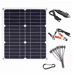 10W 20W 25W 5V 12V Wasserdichtes Autobatterie ladegerät Camping RV Home Solar panel