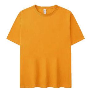 Camiseta Lisa clásica con cuello OEM para hombre, 100% algodón, camiseta normal al por mayor del fabricante, talla estadounidense, opciones a todo color, patrón sólido - Product Image 4