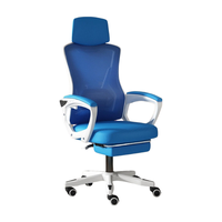 Nouveau tissu dossier haut en plastique confortable chaise maille ordinateur rotatif pivotant roulant chaise de bureau visiteur à vendre