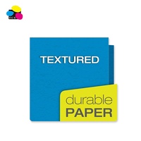 Carpeta de archivos de papel en relieve azul oscuro tamaño carta marca china con 3 sujetadores colores vivos dos bolsillos para suministros de oficina