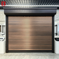 Porte de garage moderne Bolang à motif personnalisé, porte enroulable insonorisée antivol, fabrication CE, ODM, OEM, vente en gros, porte enroulable de luxe
