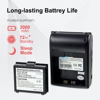 Cashino PTP-II 58mm Bluetooth Mini Printer Thermal Portabel untuk Retail