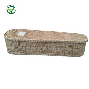 <span class=keywords><strong>Cercueil</strong></span> écologique en saule brun, fournitures funéraires, <span class=keywords><strong>prix</strong></span> bas, style australien, cercueils en <span class=keywords><strong>osier</strong></span> biodégradables en herbe marine pour la crémation - Product Image 2