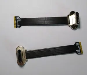Doppelt abgewinkeltes 90-Grad-FPV-Farbband USB 2.0-Datenlade-Verlängerungskabel