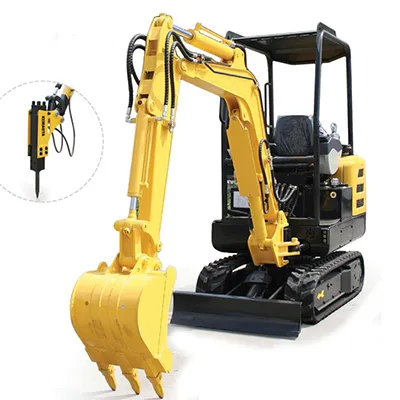 Earth Moving Equipment 2.5 Tons Zero Tail Mini Excavator With Japan Engine