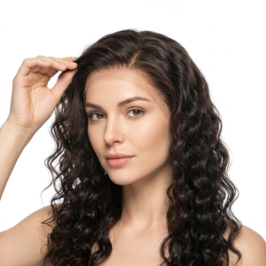 Hairroot India HRI-08-Closure Cabello Humano Remy Indio Virgen Negro Natural Liso y Ondulado 4x4 HD Encaje Transparente Doble Trama a Máquina - Product Image 6