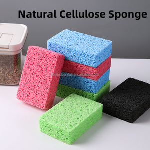 Éponge de nettoyage de cuisine en cellulose <span class=keywords><strong>noire</strong></span> super absorbante personnalisée écologique - Product Image 5