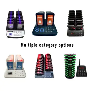 Jiantao Best Selling 300mAh 16 Call Buttons Wireless Queue Management Vibrating Pager Restaurant Calling System