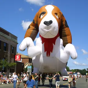 Kunden spezifische Außenwerbung aufblasbarer Tiermodell aufblasbarer Hund