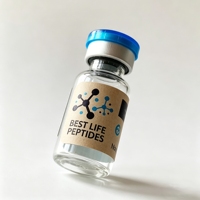 Autocollants en vinyle imperméables personnalisés en gros, étiquettes pour flacons de peptides de 3 ml, 10 ml, 15 ml pour poudre
