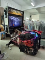 Machine de jeu d'arcade de tir au pistolet Terminator 4 à monnayeur pour centres de jeux