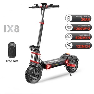 IScooter I9/i9Max/iX3/iX4/iX5S/iX6/iX7Pro/iX8/i12/F2/F3 Trottinette Électrique Pliable en Aluminium avec Batterie au Lithium, Sans Balais, 150 kg, pour Adultes, Europe - Product Image 1