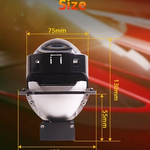 Factory F50 5500K Bi-LED Headlights With 3-Inch <b>Projector</b> Lens New 12V Volta Genre Car <b>Lights</b> - Product Image 4