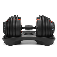 Haltères réglables 52,5 lb (24 kg, 40 kg) pour musculation, entraînement de force et fitness