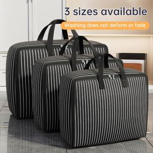 Sac de rangement pour vêtements et couettes de haute qualité à prix abordable, en tissu Oxford imperméable, grand sac de voyage et de déménagement - Product Image 4