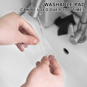 Almohadillas Adhesivas Antideslizantes de Nano Gel Transparentes, Lavables y Reutilizables, Alfombrilla Adhesiva de Doble Cara para Coche, Hogar, Fijación de Teléfonos, Llaves, Logotipo Personalizado - Product Image 3