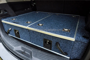 Tiroirs de rangement coulissants en aluminium personnalisés pour Nissan Patrol Y61 SUV/Pick-up Bed Ute Draw System Cargo Carrier Bracket pour véhicule - Product Image 2