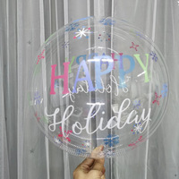 Ballon lumineux Bobo Ball transparent avec batterie, top ventes, 20 pouces