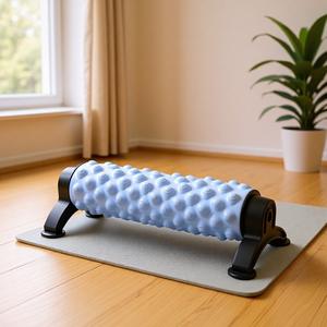 Rouleau de massage en mousse EVA ABS 45 cm avec support, pour relaxation musculaire et soutien automatique à picots, <span class=keywords><strong>colonne</strong></span> de yoga - Product Image 1
