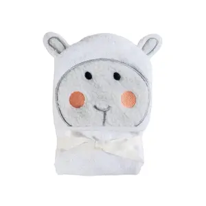 Bamboe Hooded Baby Handdoek-Zachtste Hooded Bad Baby Handdoek Set Met Schapen Oren