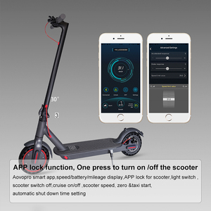 Patinete Eléctrico para Adultos <span class=keywords><strong>AOVO</strong></span> Pro GPS, 350W, Súper Largo Alcance, 30KM, Precio de Fábrica, Plegable, Almacén en EE. UU. y la UE, Tipo Inteligente - Product Image 4