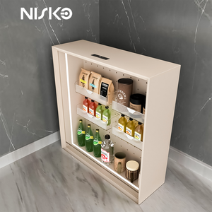 Nouveau <span class=keywords><strong>meuble</strong></span> de rangement de <span class=keywords><strong>cuisine</strong></span> électrique coulissant verticalement NISKO 2026 pour maison, villa, placard, assaisonnements, couverts et vaisselle - Product Image 6