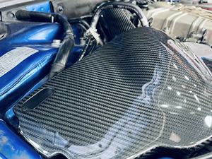 热销2009-2013汽车发动机零件适用于奥迪S5 B8干式碳纤维冷空气进气系统 - Product Image 4