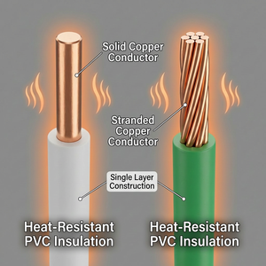 Cable Eléctrico de Cobre <span class=keywords><strong>HIV</strong></span> de 600V con Certificación JIS C 3317 PSE, Cable de 1.2-2.0mm con Aislamiento de PVC para Cableado de Edificios y Viviendas - Product Image 3
