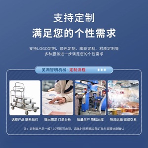 รถเข็นสแตนเลส รถเข็นแพลตฟอร์ม รถพ่วง รถเข็นขนของ รถเข็นพับได้ - Product Image 4