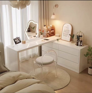 Cómoda de Dormitorio Moderna y Minimalista de Pino, Ecológica y Duradera, Directo de Fábrica, con Espejo Iluminado Extraíble - Product Image 3