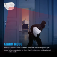 Sonnette de porte à détecteur de mouvement KERUI (stock US) – 32 mélodies, détecteur de mouvement PIR, alerte visiteur de magasin, sonnette anti-intrusion, alarme domestique