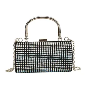 2023 Women Evening Party Hand Bag Bridal Wedding Clutch Ladies Diamond Handbags Money Purse Rhinestone Bags