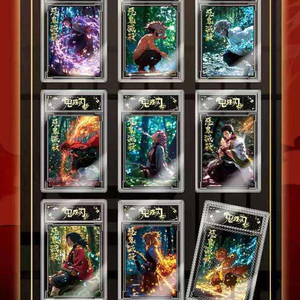2025 Mei Gu <span class=keywords><strong>She</strong></span> Kimetsu no Yaiba Collection de cartes à collectionner Tama <span class=keywords><strong>en</strong></span> glace infinie Jeu de société avec plateau <span class=keywords><strong>en</strong></span> brique Cadeaux pour fans de Tanjirou Kamado et Nezuko - Product Image 3