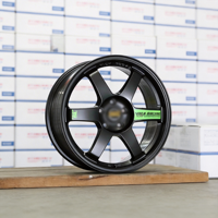 Jantes en alliage de style TE37 de 15, 16, 17 et 18 pouces pour Civic, Golf, Mini, Hatchback, voiture compacte, JDM, Euro