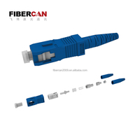 Conectores SC Simplex, Kits de Conectores Ópticos SC PC, Conector de Fibra Óptica SC PC