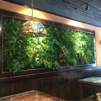 Nouvelle conception personnalisée de mur végétal vertical de style jungle, plante artificielle suspendue au mur, mur de gazon vert pour la décoration de la maison
