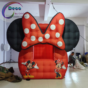 Costume gonflable de publicité de Noël géant d'arche gonflable de Mickey Mouse avec le bateau de ventilateur - Product Image 3