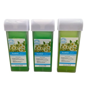Fabbrica di cera morbida <span class=keywords><strong>Azulene</strong></span> 100g rotolo di cera cartuccia di depilazione cera depilatoria per peli di corpo gambe braccia - Product Image 3