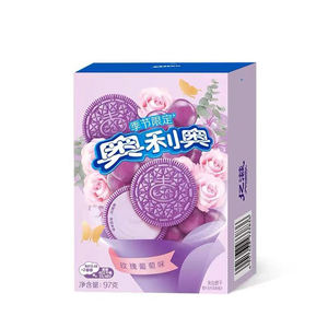 Vente en gros de biscuits Oreo à la cerise, au pamplemousse et à la rose, édition limitée printemps, 97g - Product Image 6