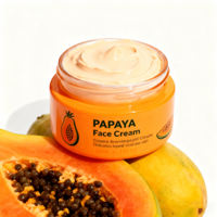 Crème pour le visage à la papaye - Crème hydratante pour le visage avec extrait naturel de papaye, crème nourrissante quotidienne pour une peau douce et lisse
