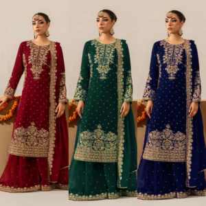 ชุดคุर्ติแบบปาลาซโซอินเดียระดับพรีเมียม พร้อมผ้าคลุมไหล่ ออกแบบมาสำหรับผู้หญิง แฟชั่นดั้งเดิมที่สวยงาม เหมาะสำหรับงานปาร์ตี้และเทศกาลต่างๆ - Product Image 6