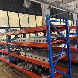 מדפי פלדה תעשייתיים כבדים עם 5 שכבות מתכווננות גובה, הגנה מפני קורוזיה לשימוש במחסנים - Product Image 6